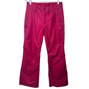 The North Face Womens S Magenta Pink Hyvent Insulated Snowboard Ski Pants